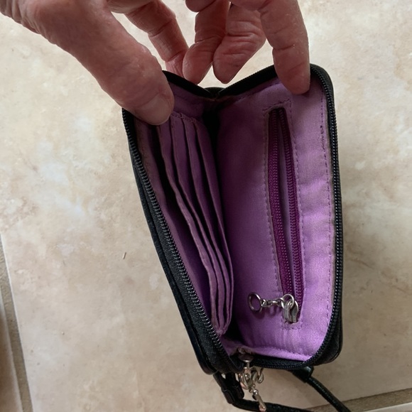 Coach Signature F16175 Black/Brown Sateen Bag & Matching Wrislet - Picture 16 of 16